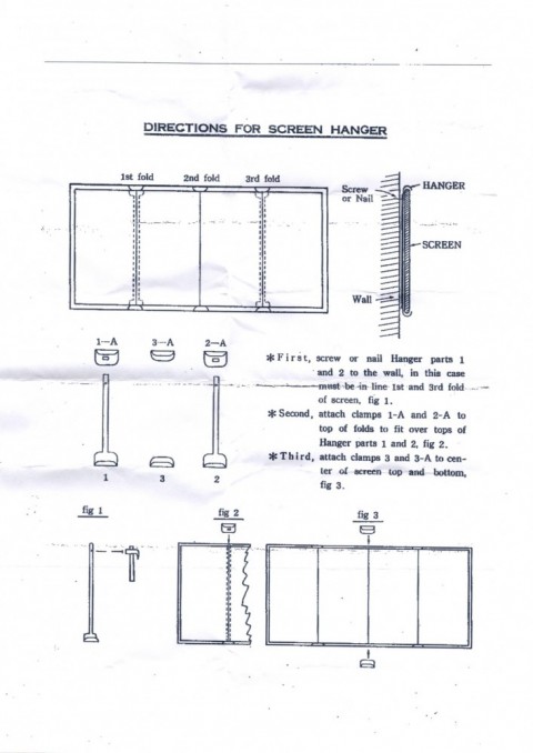 Byobu Hanger set