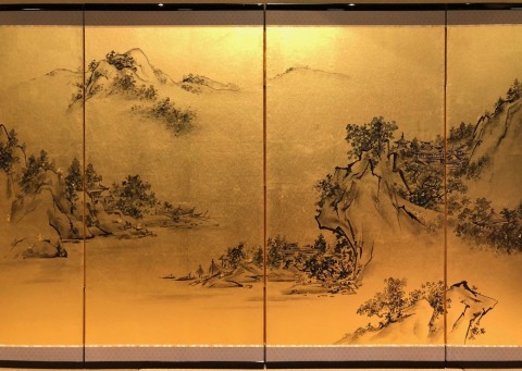人気新品入荷 landscape Sumi-e | YOKOYAMA Crafts & Arts Antique, and Modern 工芸品