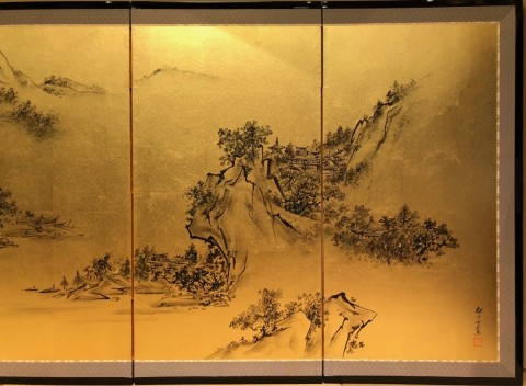 Sumi-e landscape