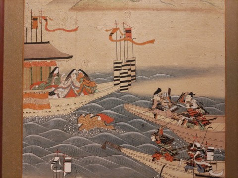 Genpei War, Dannoura Scene, Framed