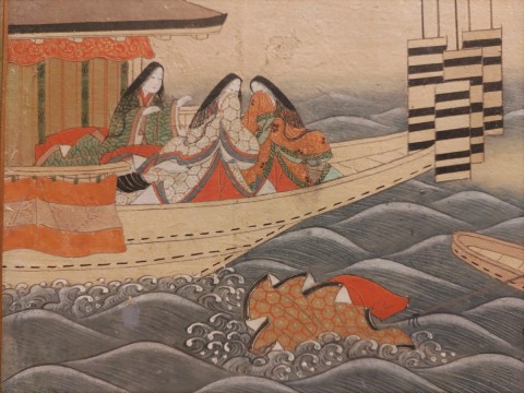 Genpei War, Dannoura Scene, Framed