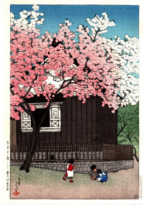 Twelve titles in Tokyo, Mt. Atago in spring