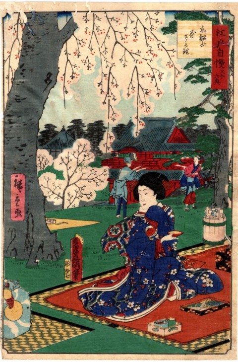 Edojiman sanjuroku kyo, Higashi eizan Hanazakari