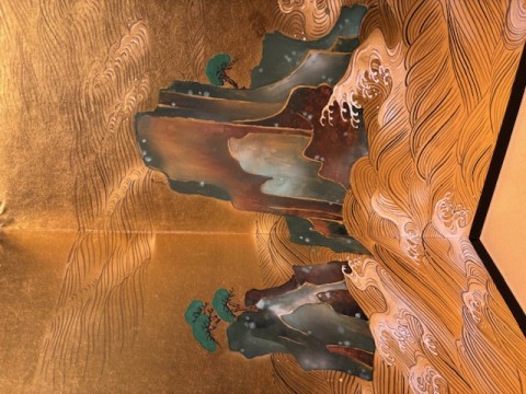 Small folding screen