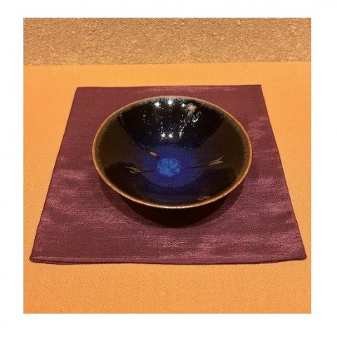 kawachi-tenmoku pattern sake cup