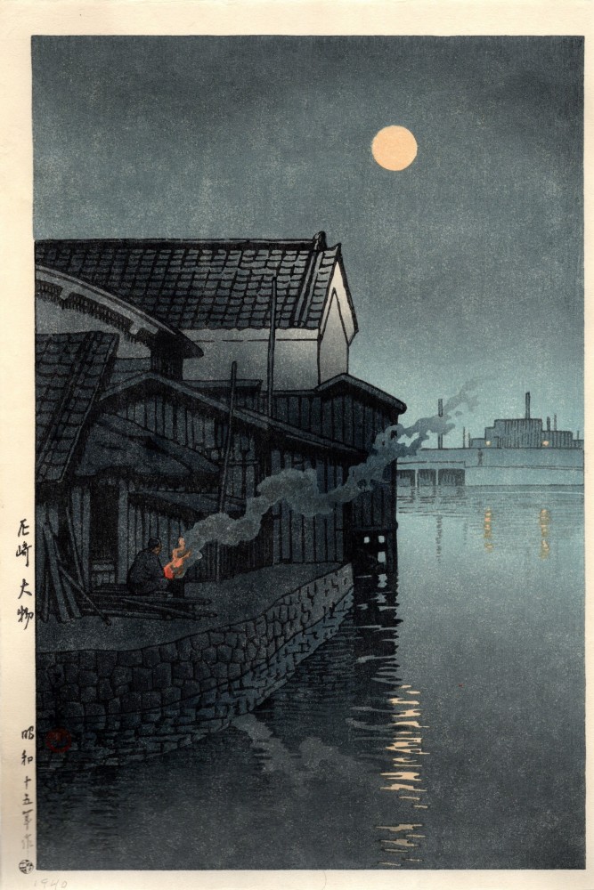 Oomono bay- Amagasaki:Life time print