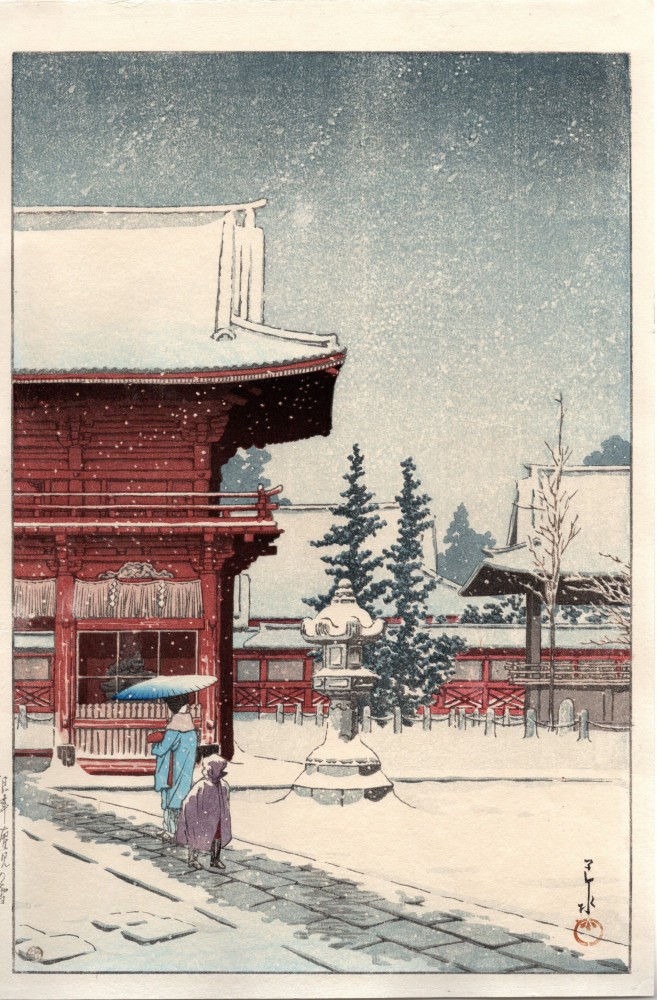 Nezu Gongen's Snow:Lifetime print