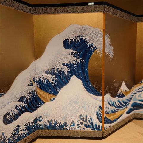 The Great wave screen