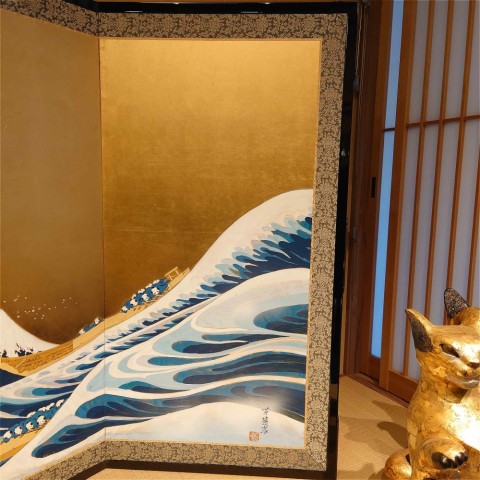 The Great wave screen