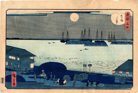 Famous Places in Eastern Capital: Takanawa Sunset