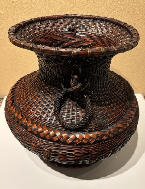 Bamboo flower vase