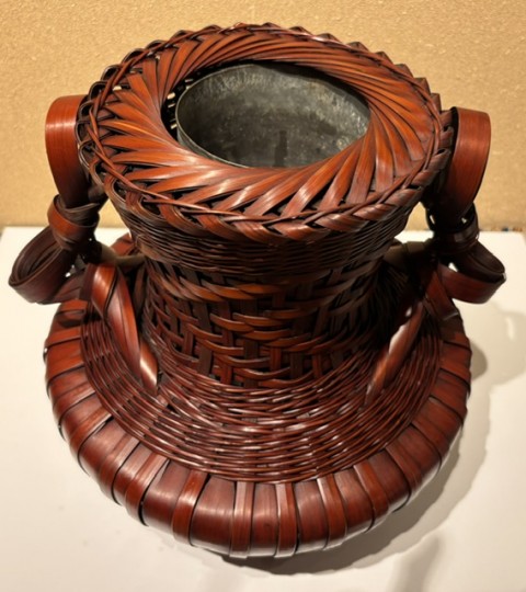 Bamboo flower vase