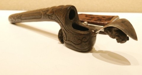 Yatate portable brush-and-ink case with leather poach