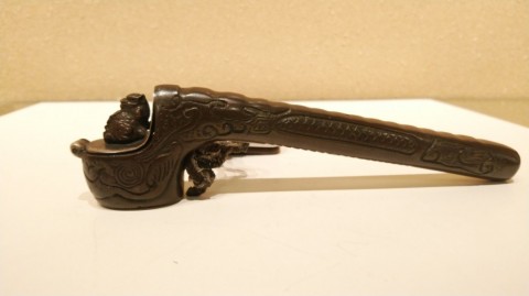 Yatate portable brush-and-ink case with leather poach
