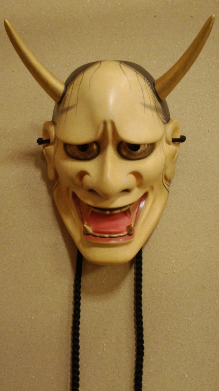 Hannya　with gold silver eyes