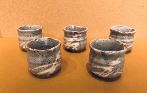 Mino ware Shino teacup