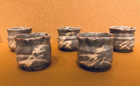 Mino ware Shino teacup