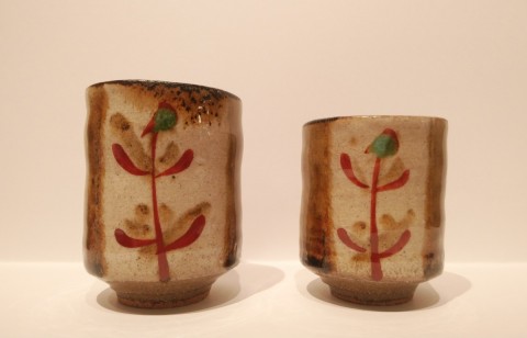 Mino-yaki, pair teacup